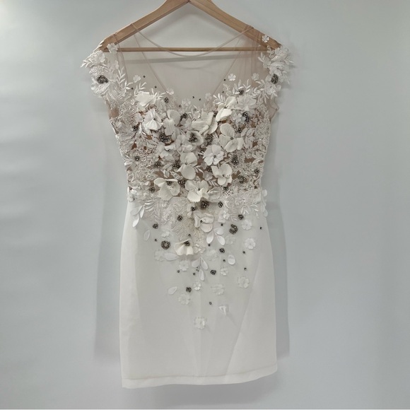 la poupée Pants Jumpsuits Poupee Bridal Dress Mini White Beaded